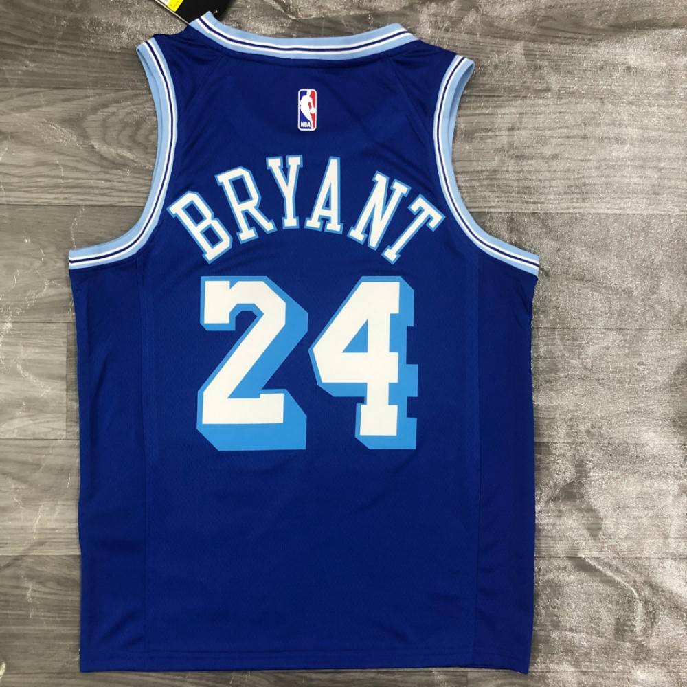 Men's Los Angeles Lakers Kobe Bryant #24 Blue 2020 Swingman Jersey - Classic Edition-Pro Kit Vault | Brand New 26/27 Sports Jerseys